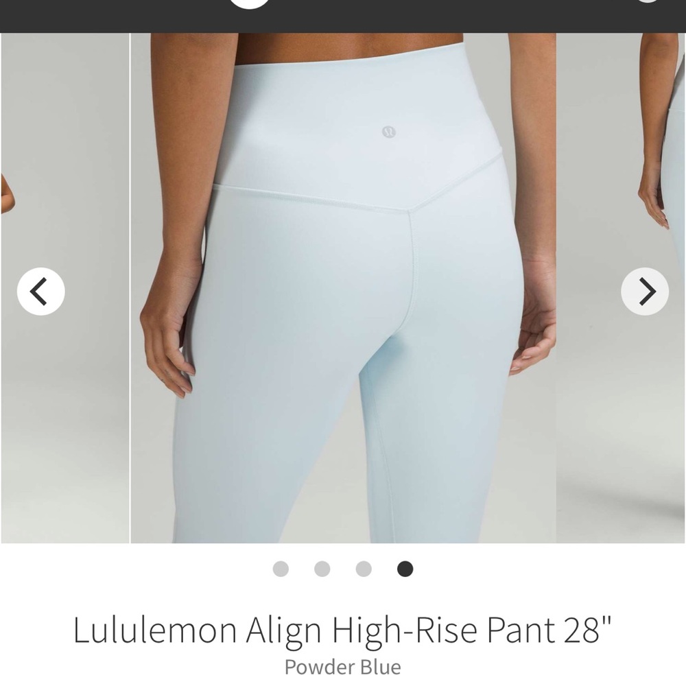 lululemon athletica Align High-Rise Leggings — Powder Blue